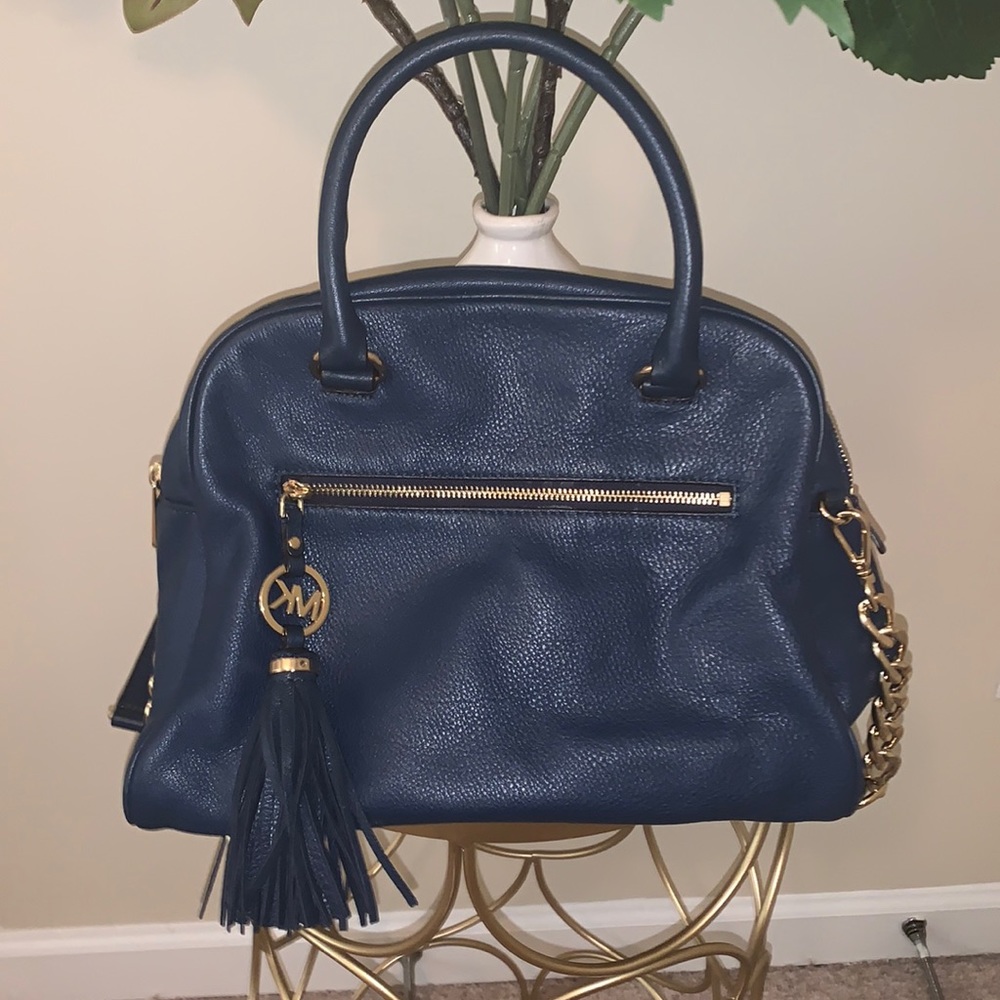 Soft Blue Leather Michael Kors Purse